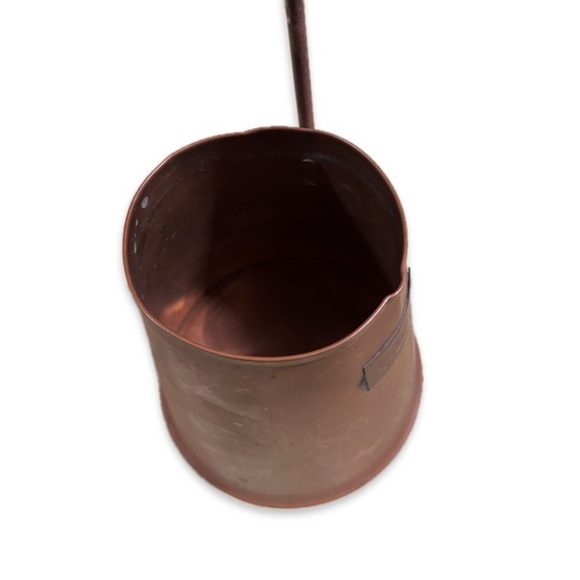 Antique Copper Cider 
Measurements/ Ladel - Handcrafted - Picture 4 of 10